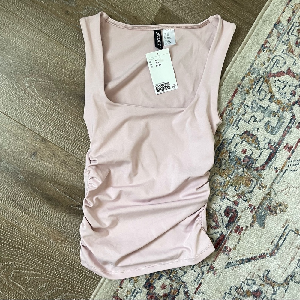 NWT H&M light pink tank